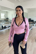 Wrap cover up (Pink)